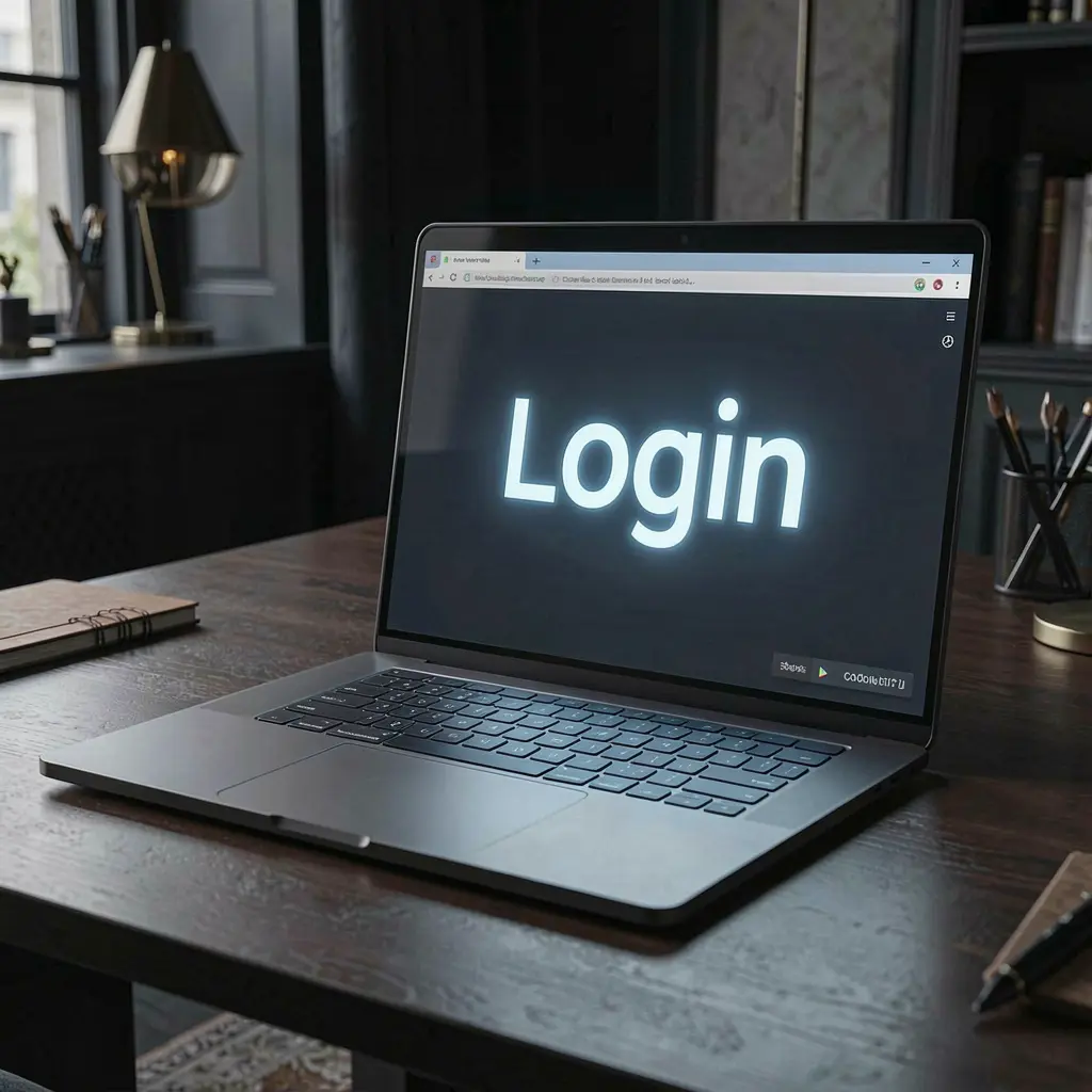 MMM 999 Login – Fast and easy account access for players in Bangladesh Modern laptop on a wooden desk displaying the MMM 999 login page with a clean and user friendly design for players in Bangladesh
